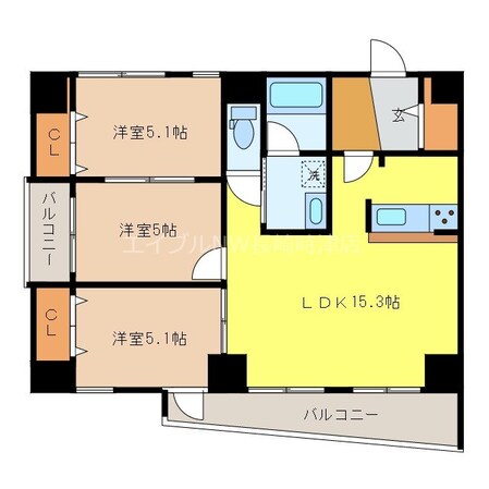 SKビルの物件間取画像